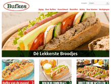 Tablet Screenshot of bufkes.nl
